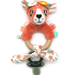 Les Déglingos Anneau de dentition en silicone Mélimélos la Biche