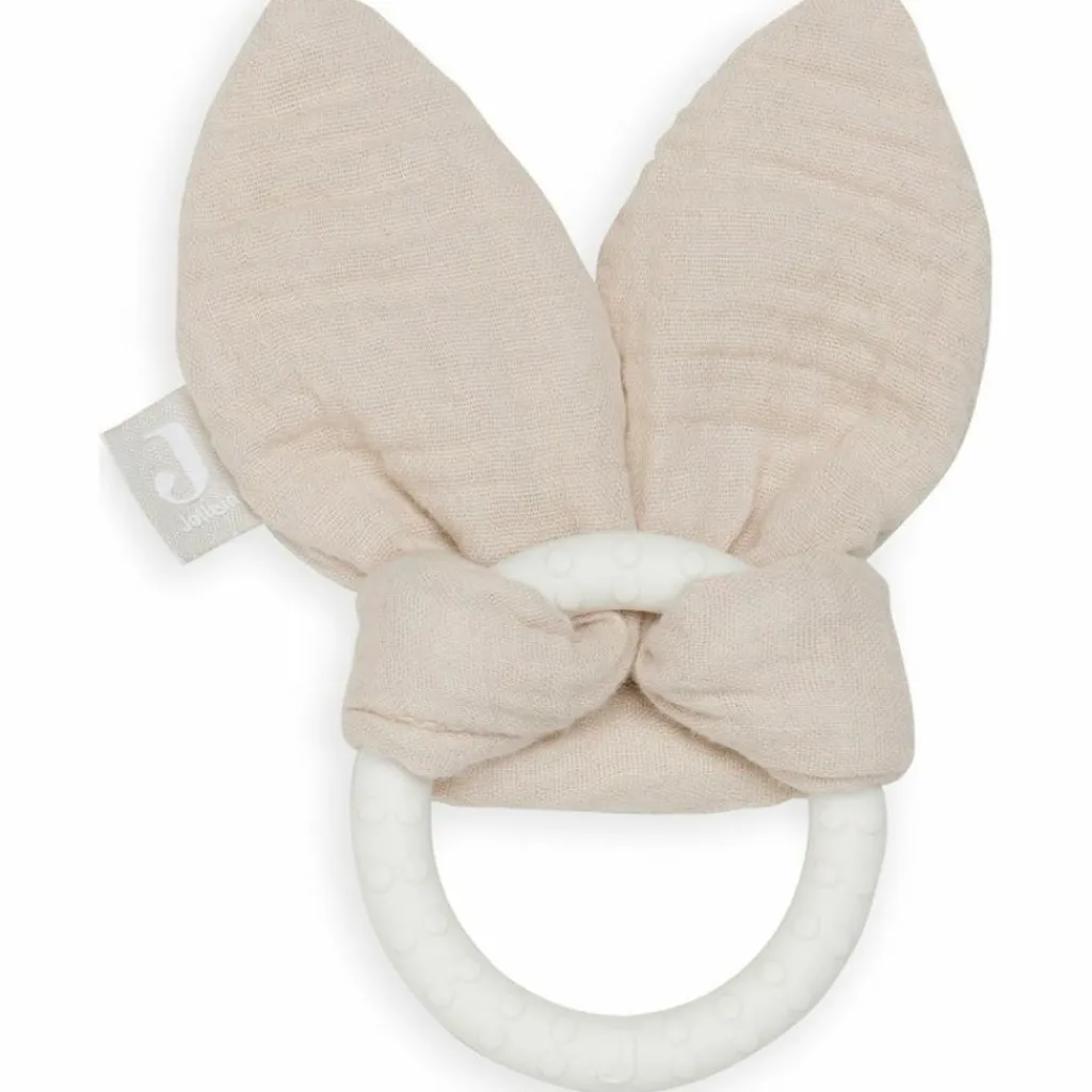 Jollein Anneau de dentition en silicone Bunny Ears Nougat