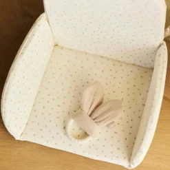 Jollein Anneau de dentition en silicone Bunny Ears Nougat