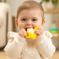 Infantino Anneau de dentition en silicone Banane
