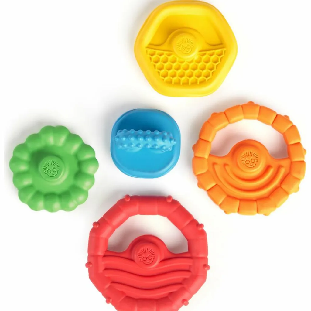 Best Anneaux à empiler Stack et Teethe (5 pièces) Jouet À Empiler