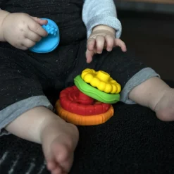 Best Anneaux à empiler Stack et Teethe (5 pièces) Jouet À Empiler