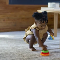 Best Anneaux à empiler Stack et Teethe (5 pièces) Jouet À Empiler