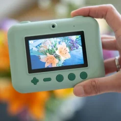 Enfant The Zoofamily Appareil photo avec impressions Zoo Print Dino Green