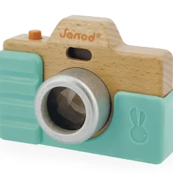 Appareil photo factice sonore et lumineux en bois Jeu D'Imitation 1Er Âge