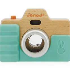 Appareil photo factice sonore et lumineux en bois Jeu D'Imitation 1Er Âge