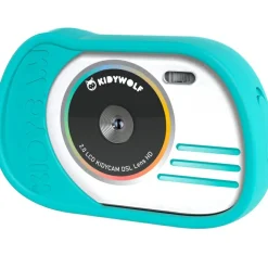 Sale Appareil photo numérique et vidéo Kidycam Waterproof cyan Enfant Appareil Photo Enfant
