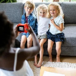 Outlet Appareil photo numérique et vidéo Kidycam Waterproof rouge Enfant Appareil Photo Enfant