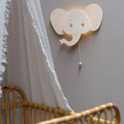 Baby's Only Applique murale en bois Wonder Eléphant