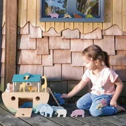 Tender Leaf Arche de Noé en bois