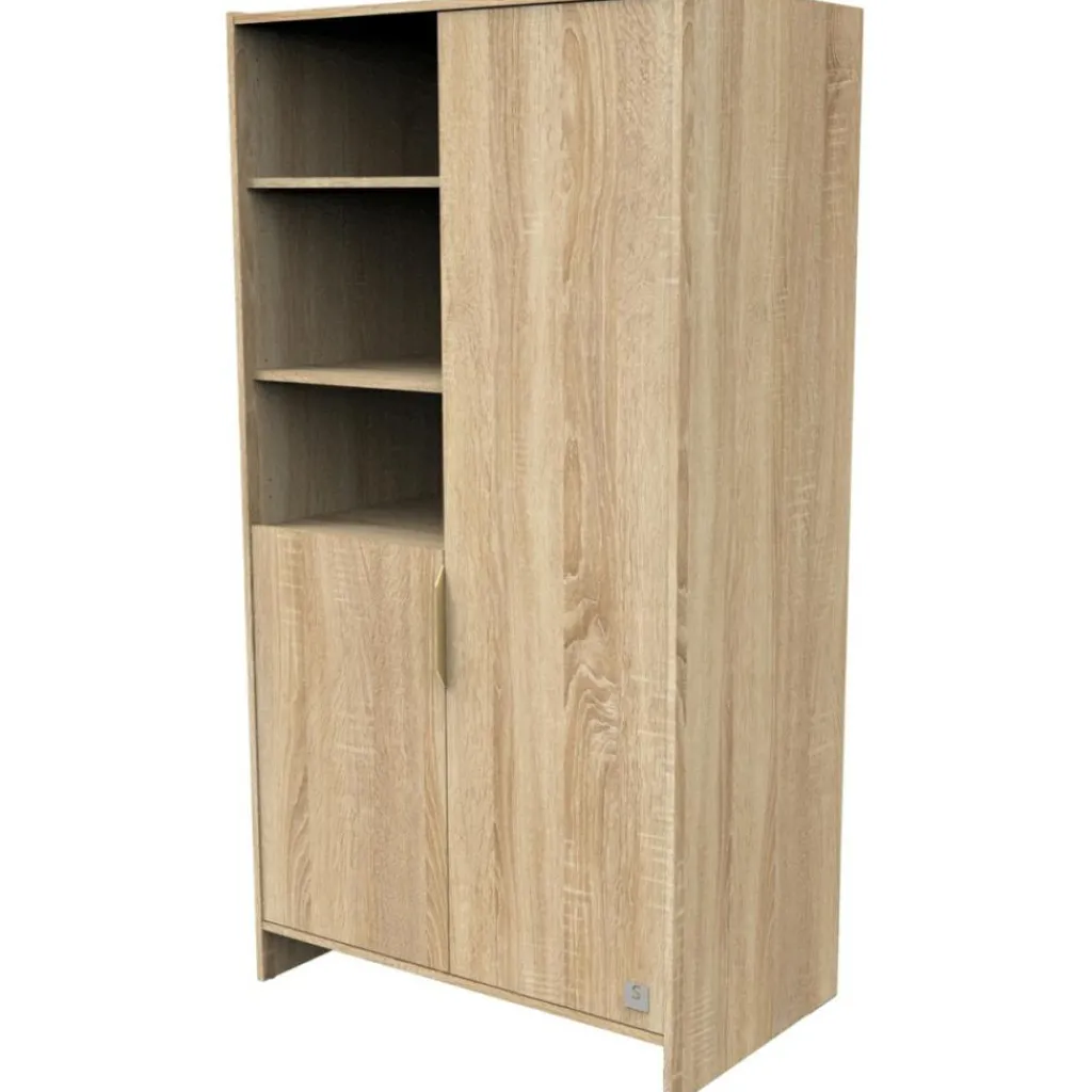 Discount Armoire 2 portes et 3 niches Azur Armoire