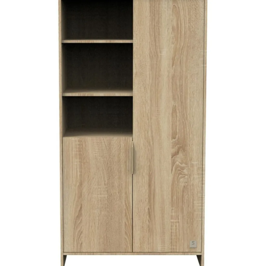 Discount Armoire 2 portes et 3 niches Azur Armoire