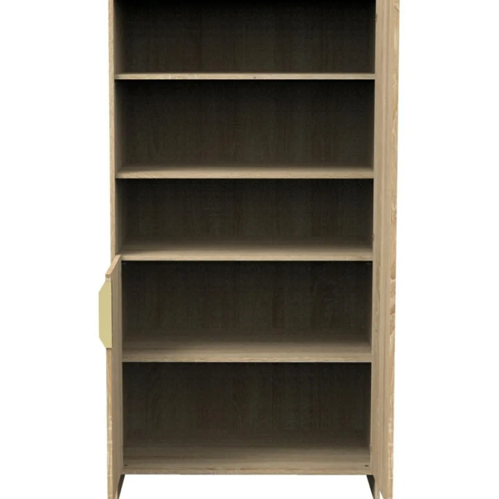 Discount Armoire 2 portes et 3 niches Azur Armoire