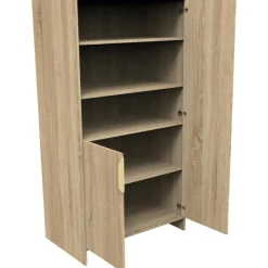 Discount Armoire 2 portes et 3 niches Azur Armoire