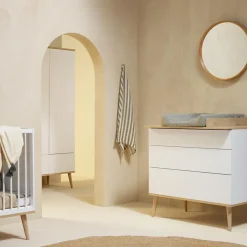 New Armoire 3 portes Flow XL White-Oak Armoire