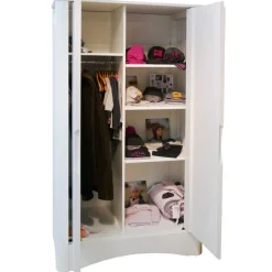 Mathy by bols Armoire 2 portes Fusion blanche