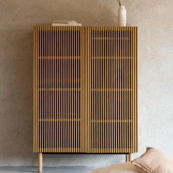 Outlet Armoire 2 portes Hai No Ki Natural Armoire