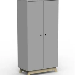 Mathy by bols Armoire 2 portes Madavin avec pieds en bouleau (coloris au choix)