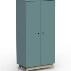 Mathy by bols Armoire 2 portes Madavin avec pieds en bouleau (coloris au choix)