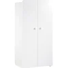 Baby Price Armoire 2 portes New Basic Boutons boule blanc