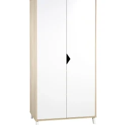 New Armoire 2 portes Scandi naturel Armoire
