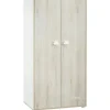 Baby Price Armoire 2 portes Smile hêtre cendré