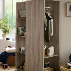 Baby Price Armoire ouverte Up chêne silex