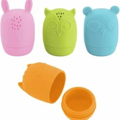 Infantino Arroseurs de bain nettoyables silicone