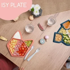 Babymoov Assiette à compartiments antidérapante Isy renard