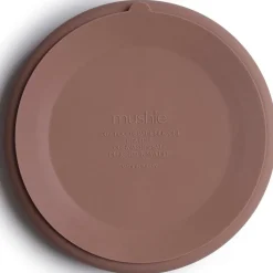 New Assiette à compartiments en silicone avec ventouse Cloudy mauve Assiette