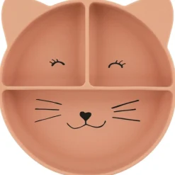 Online Assiette à compartiments en silicone et ventouse Mrs. Cat Assiette