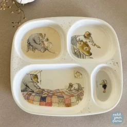 Sale Assiette à compartiments Ernest et Célestine Assiette