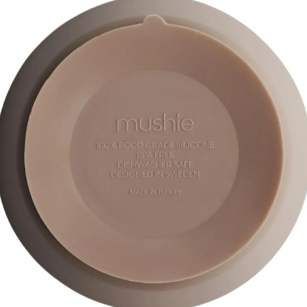 Best Assiette à compartiments en silicone avec ventouse Natural Assiette