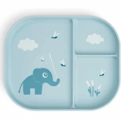 Assiette à compartiments Foodie Elphee Bleu Assiette