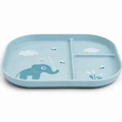 Assiette à compartiments Foodie Elphee Bleu Assiette