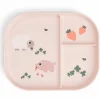Clearance Assiette à compartiments Foodie Tiny farm Rose Assiette