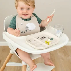 Outlet Assiette à compartiments Foodie Tiny farm Sable Assiette