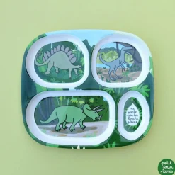 Petit Jour Paris Assiette à compartiments Les Dinosaures