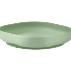 Sale Assiette à ventouse en silicone Vert sauge Assiette