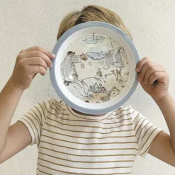 Petit Jour Paris Assiette bébé Ernest et Célestine bleu