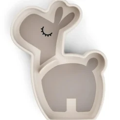 Hot Assiette en silicone avec ventouse Lalee Sable Assiette
