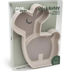 Hot Assiette en silicone avec ventouse Lalee Sable Assiette