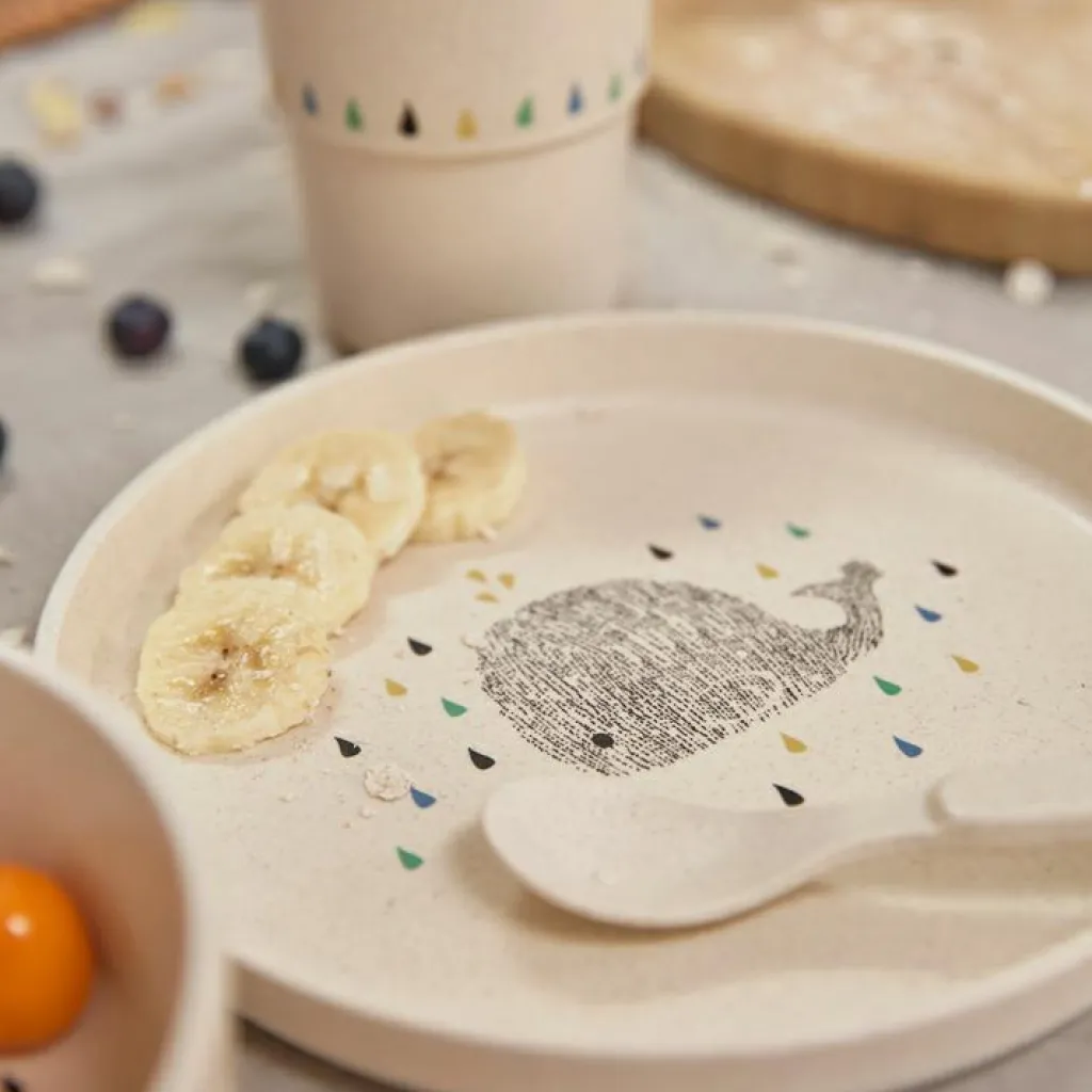 Lässig Assiette plate baleine Little Water