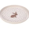Clearance Assiette plate Little Forest Lapin rose Assiette