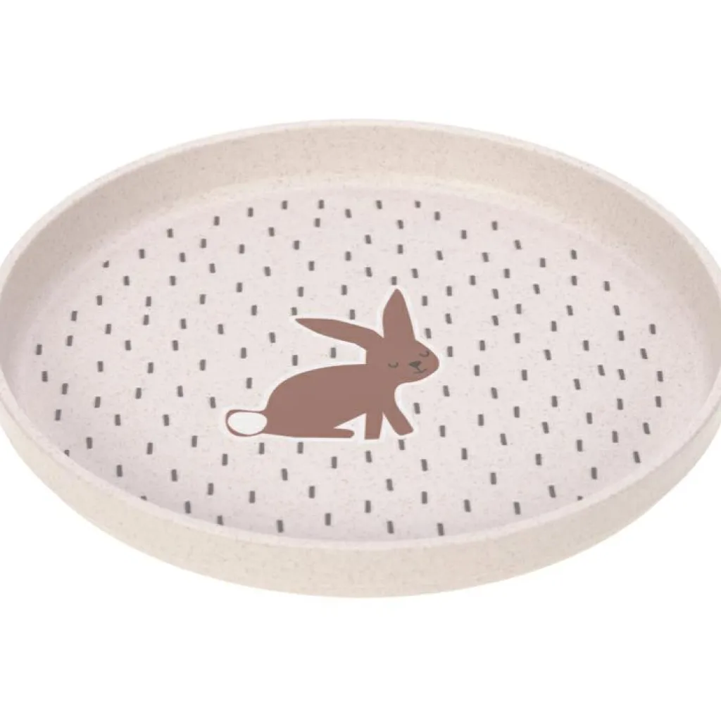 Clearance Assiette plate Little Forest Lapin rose Assiette
