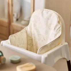 Jollein Assise pour chaise haute Ikea Elephant Tales