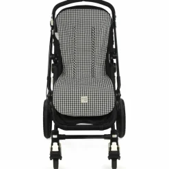 Assise Poussette I Love Vichy Noir Assise Pour Poussette