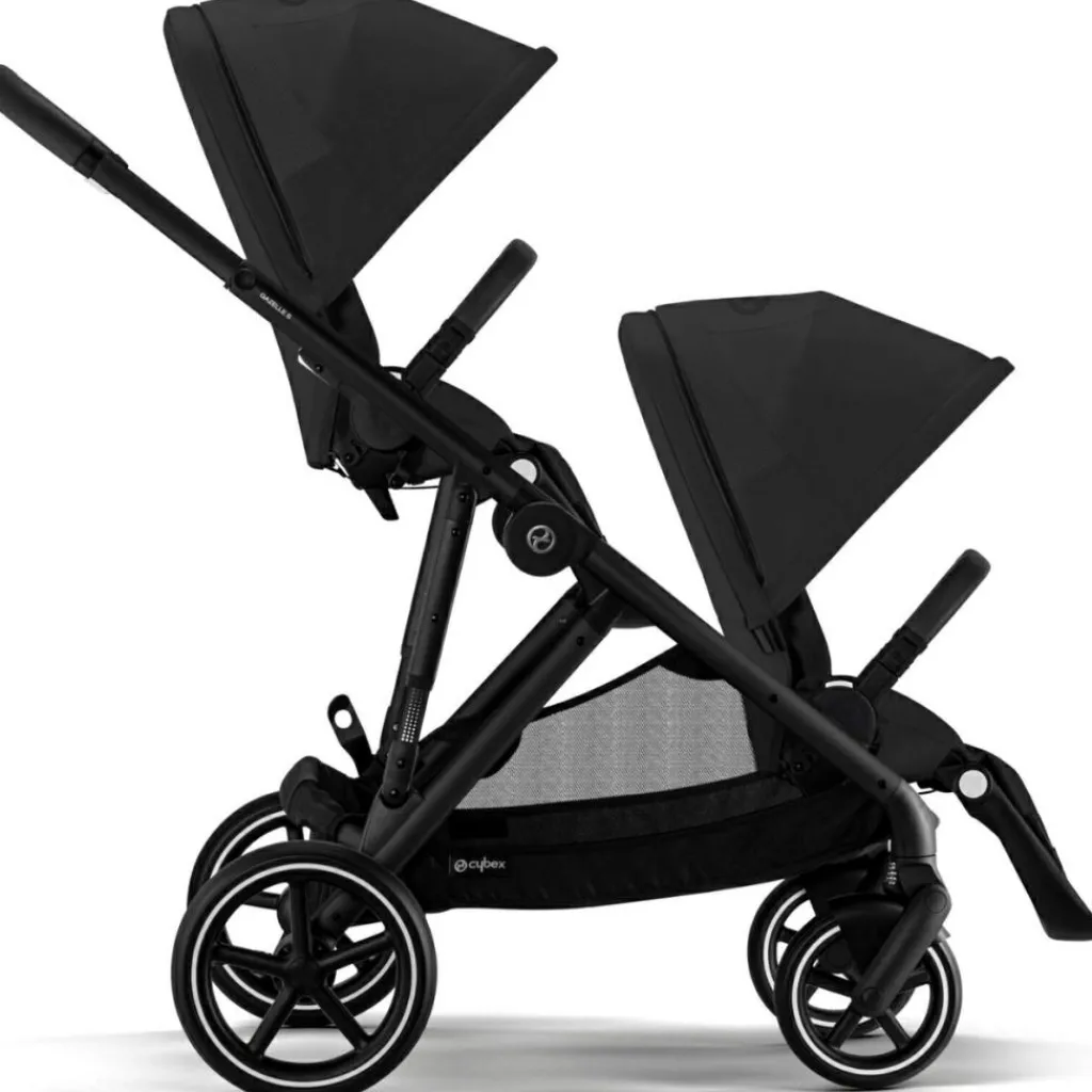 Assise supplémentaire Moon Black pour châssis Gazelle S noir Assise Pour Poussette