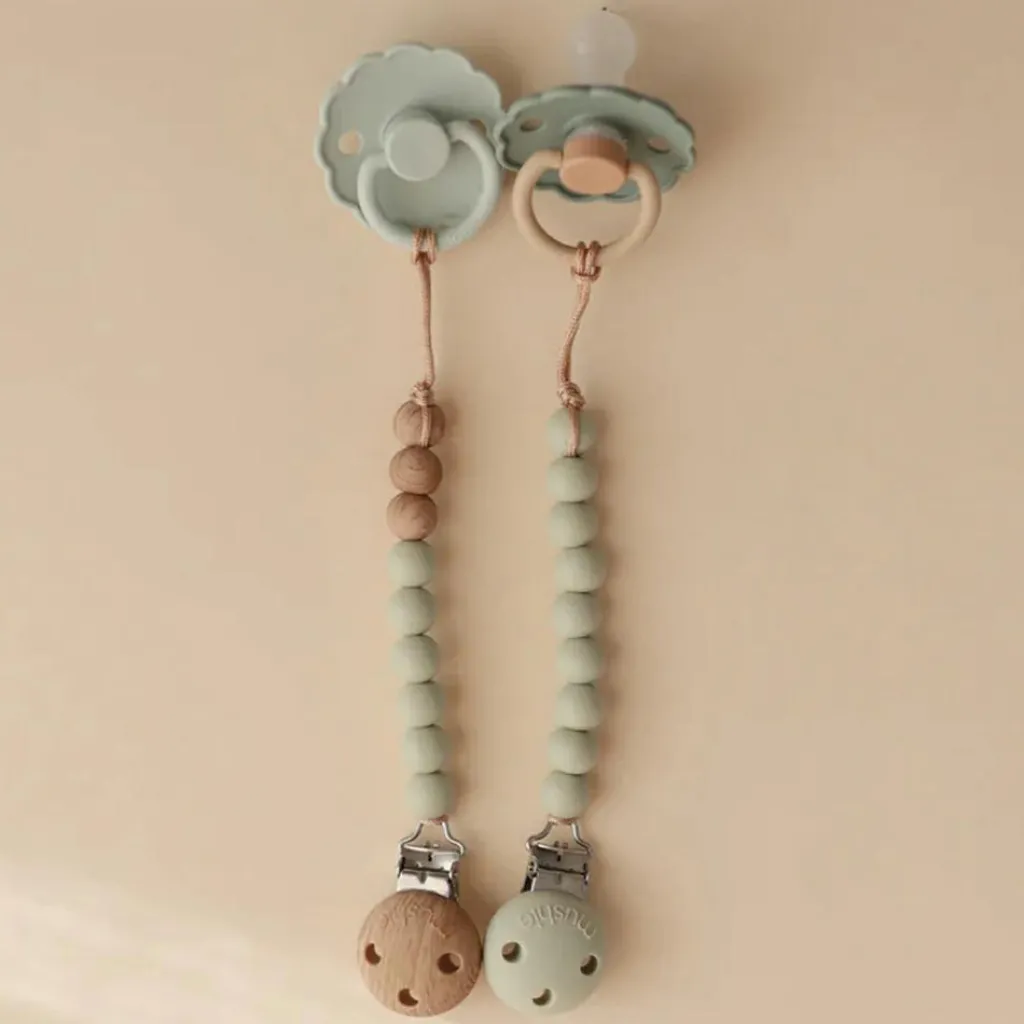 Mushie Attache sucette Eva Sage