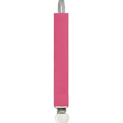 ANVIE Attache sucette fuchsia (personnalisable)